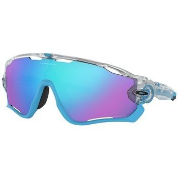 Oakley JAWBREAKER , Color: MATTE CLEAR W/ PRIZM SAPPHIRE