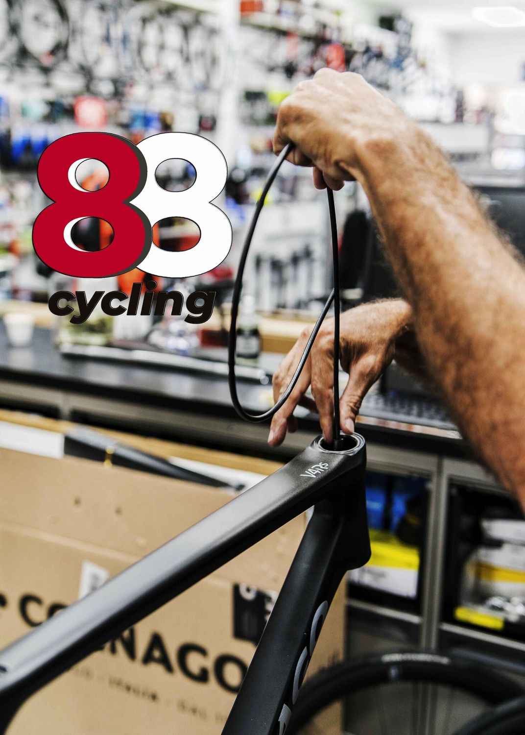 BIKE ASSEMBLE / ROAD BIKE / INTEGRATE HANDLEBAR / DISC BRAKES