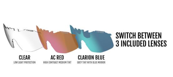Tifosi Sledge Lite, Crystal Pink Interchangeable Sunglasses