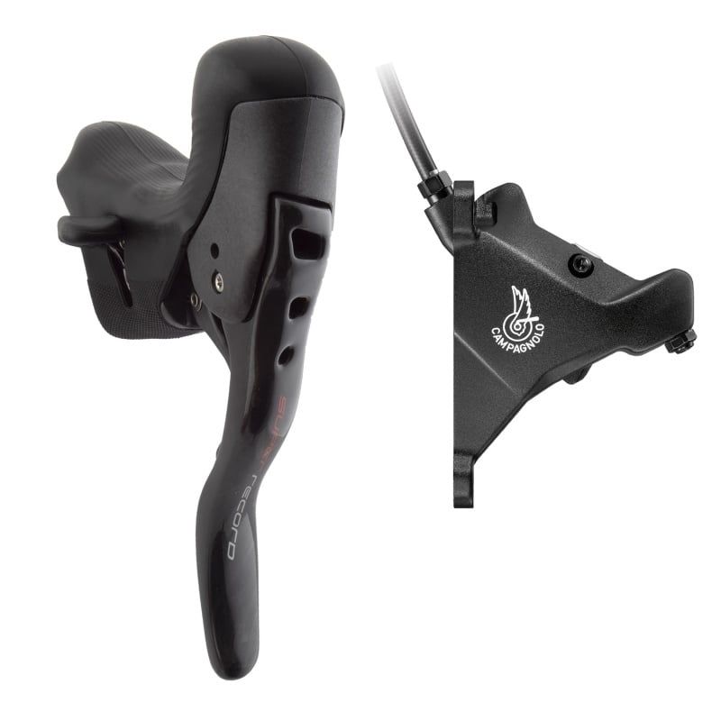 CAMPAGNOLO SHIFTER CPY EP21 S RECORD HYD DISC EP LH 2s w/CALIPER/FLAT MOUNT f/160mm NO ROTORorBRACKET
