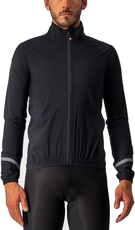 Castelli Emergency 2 Rain Jacket -light black -2XL