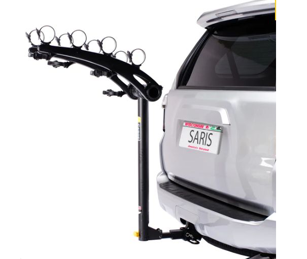 SARIS 884 Bones Hitch 4-Bike Universal Hitch Rack Black