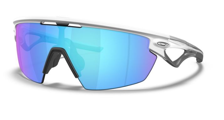 Sphaera Matte White Prizm Saphire Polarized