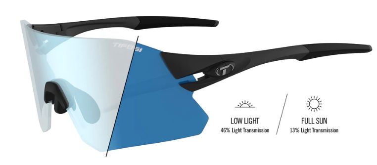 Rail, Matte Black Fototec Lens Sunglasses, Clarion Blue Fototec