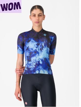 CASTELLI COSMIC VORTEX JERSEY XS MULTICOLOR VIOLET BLUE