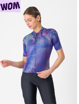 CASTELLI COSMIC VORTEX JERSEY S MULTICOLOR ULTRAVIOLET ROSE