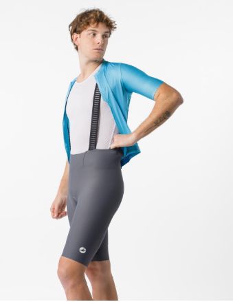 CASTELLI ESPRESSO 2 BIBSHORT M SMOKY GRAY