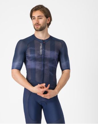 CASTELLI CLIMBER'S A/C JERSEY L BELGIAN BLUE/WINTER SKY