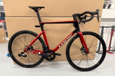 Look 795 BladeRs Red Satin Custom Build With Ultegra Di2 L