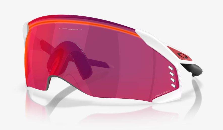 Oakley Velo Kato Matte White Frame with Prizm Road Lenses