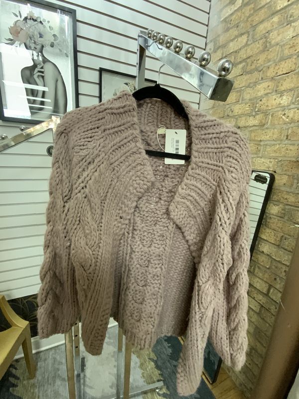 Woman Sweater Light Plum One Size