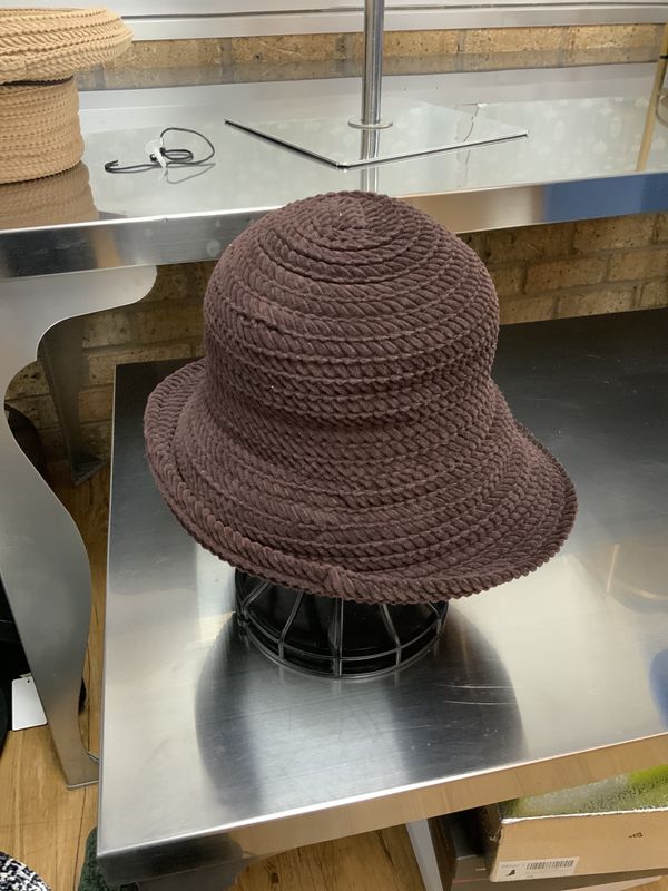 Hat Brown Corduroy Brim