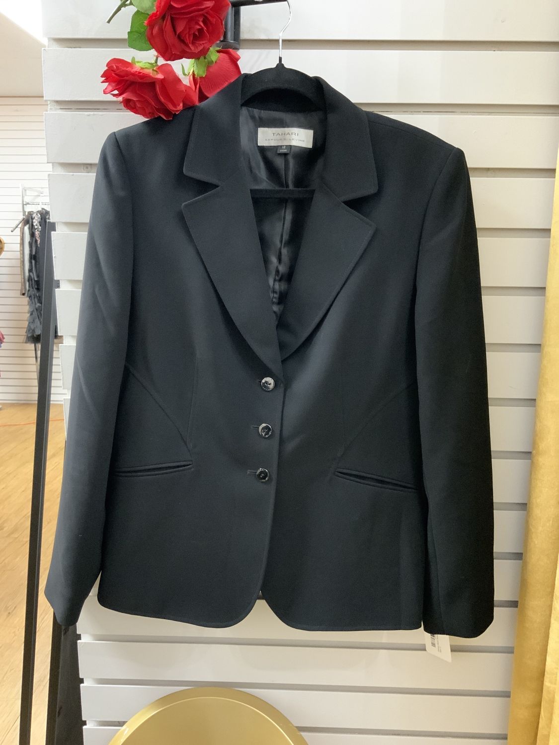 Woman Black Jacket Size 12