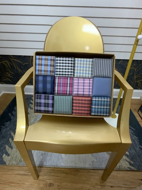 Mens Assorted Pack Boxed Poly Woven Tie, Hanky and Cufflink Set