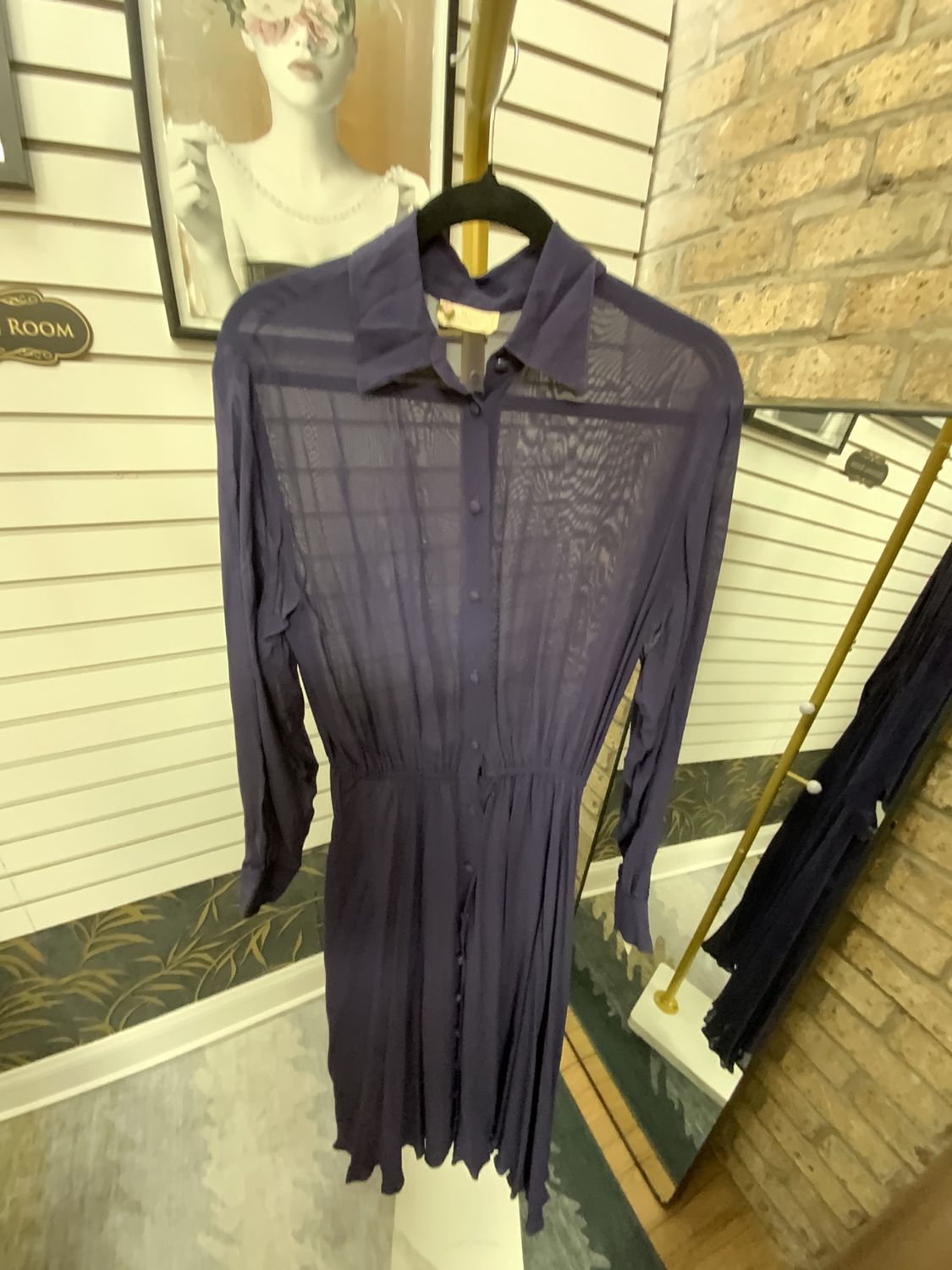 Women Long Blue Dress Size 6