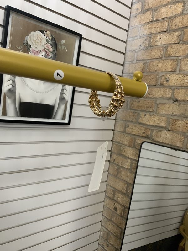 Woman Gold tome with Clear Stone Wrap Bracelet