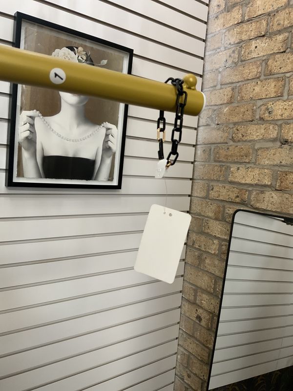 Women Bracelet Black Chain with Gold