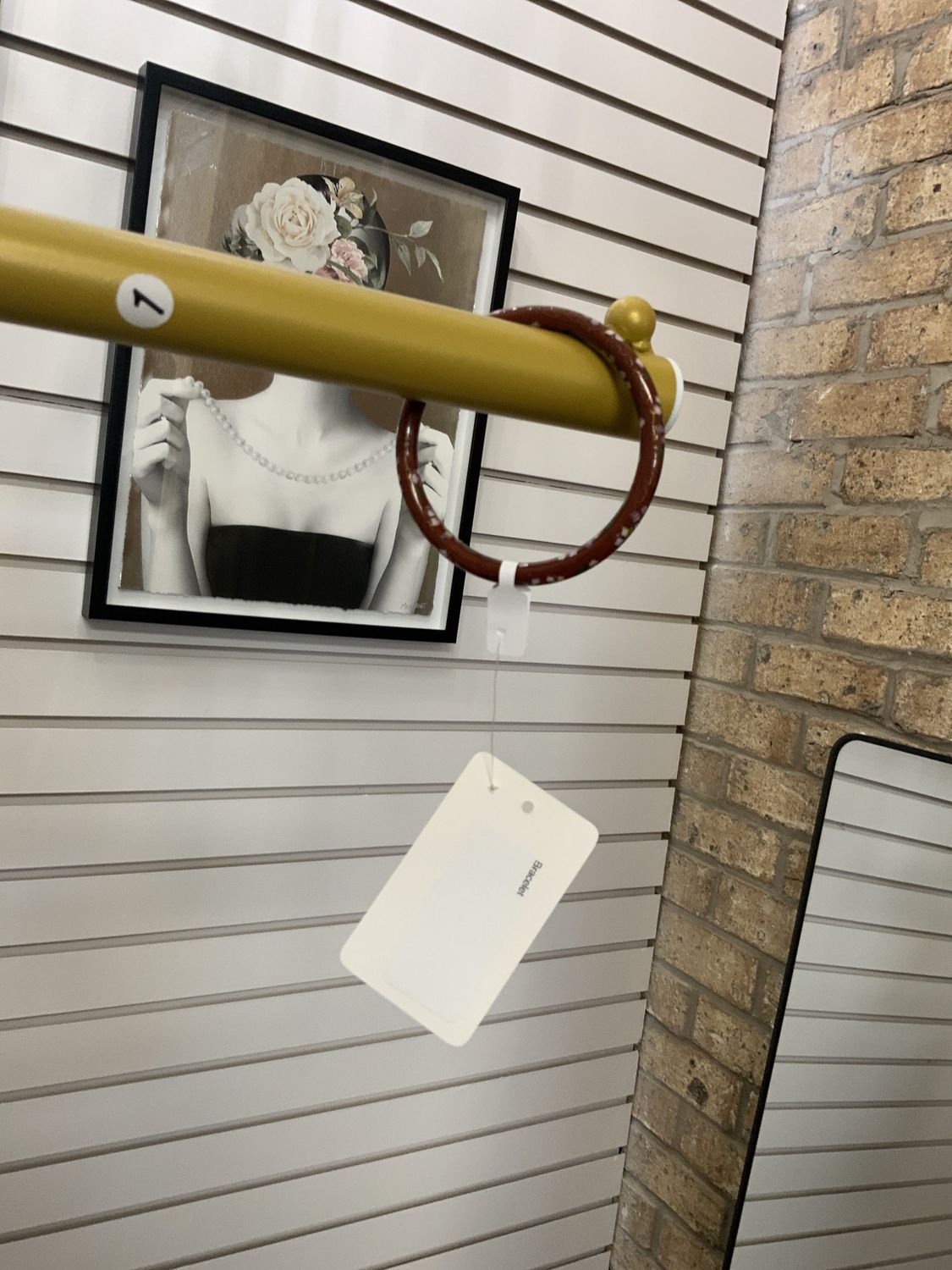 Woman VTG Chinese Enamel Bangle Bracelet