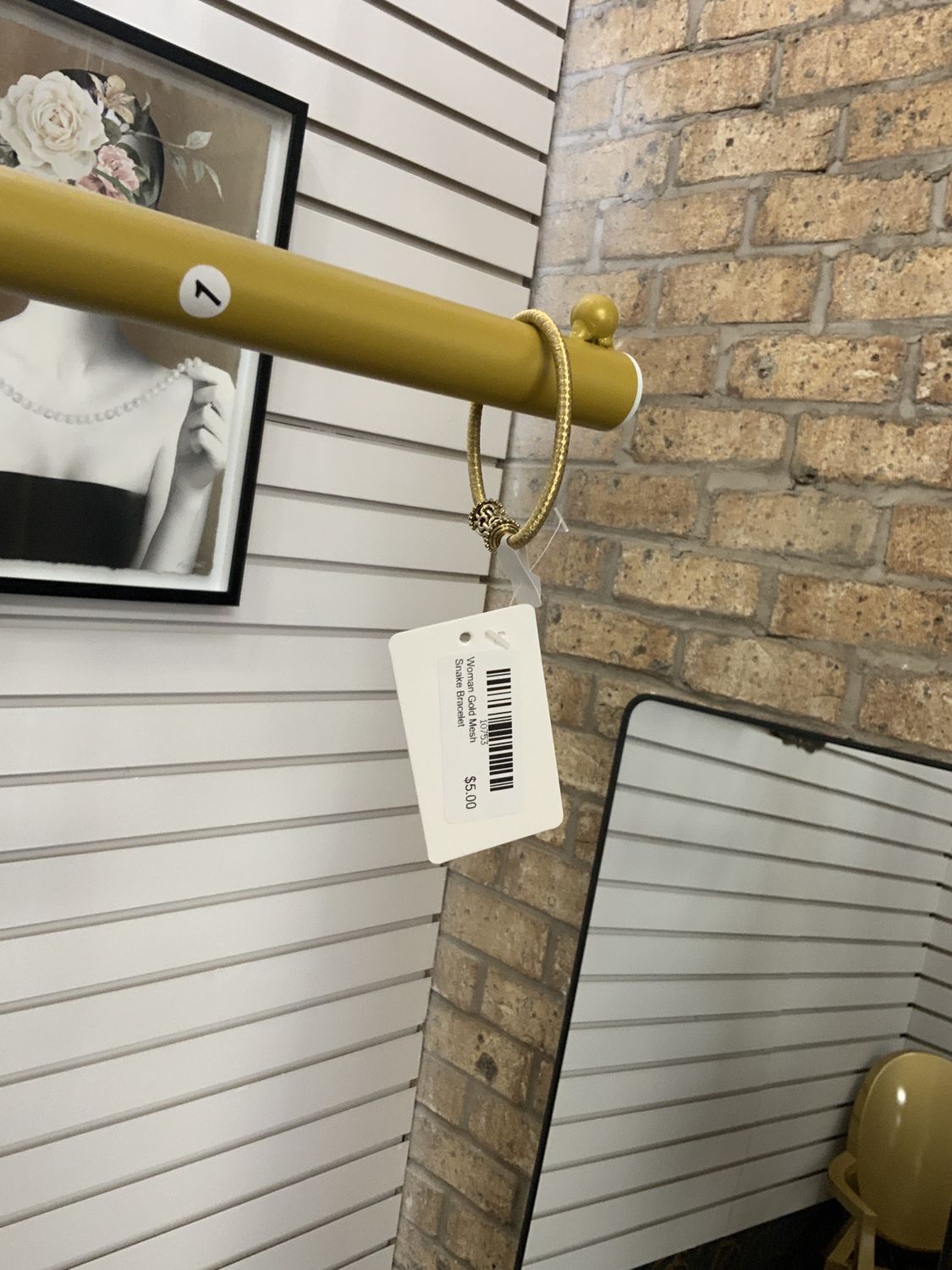 Woman Gold Mesh Snake Bracelet