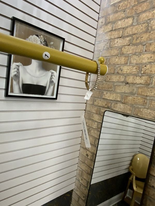 Woman Silver tone Two Row rhinestone stretch bracelet