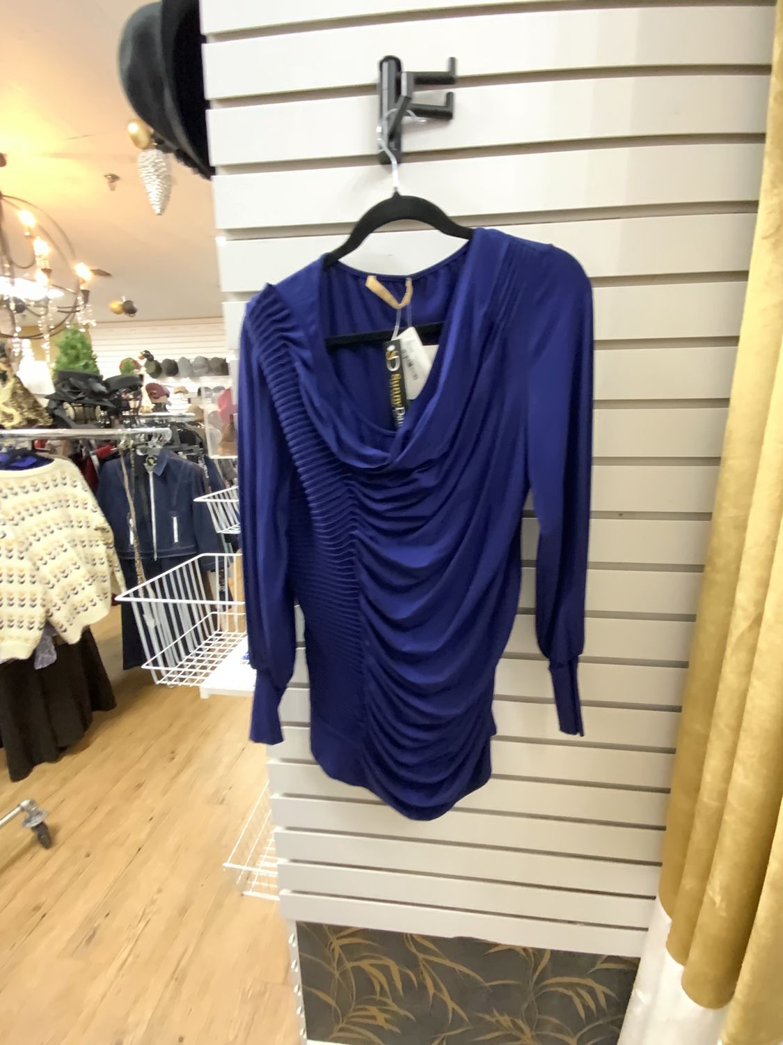 Woman Purple Knit Top Reg 215.00  Size Large