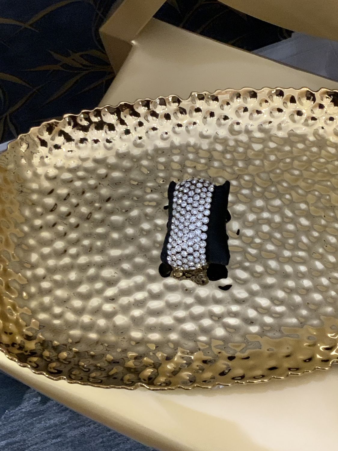 Woman Empire Diamond Encore with Rhinestone Wide Bracelet