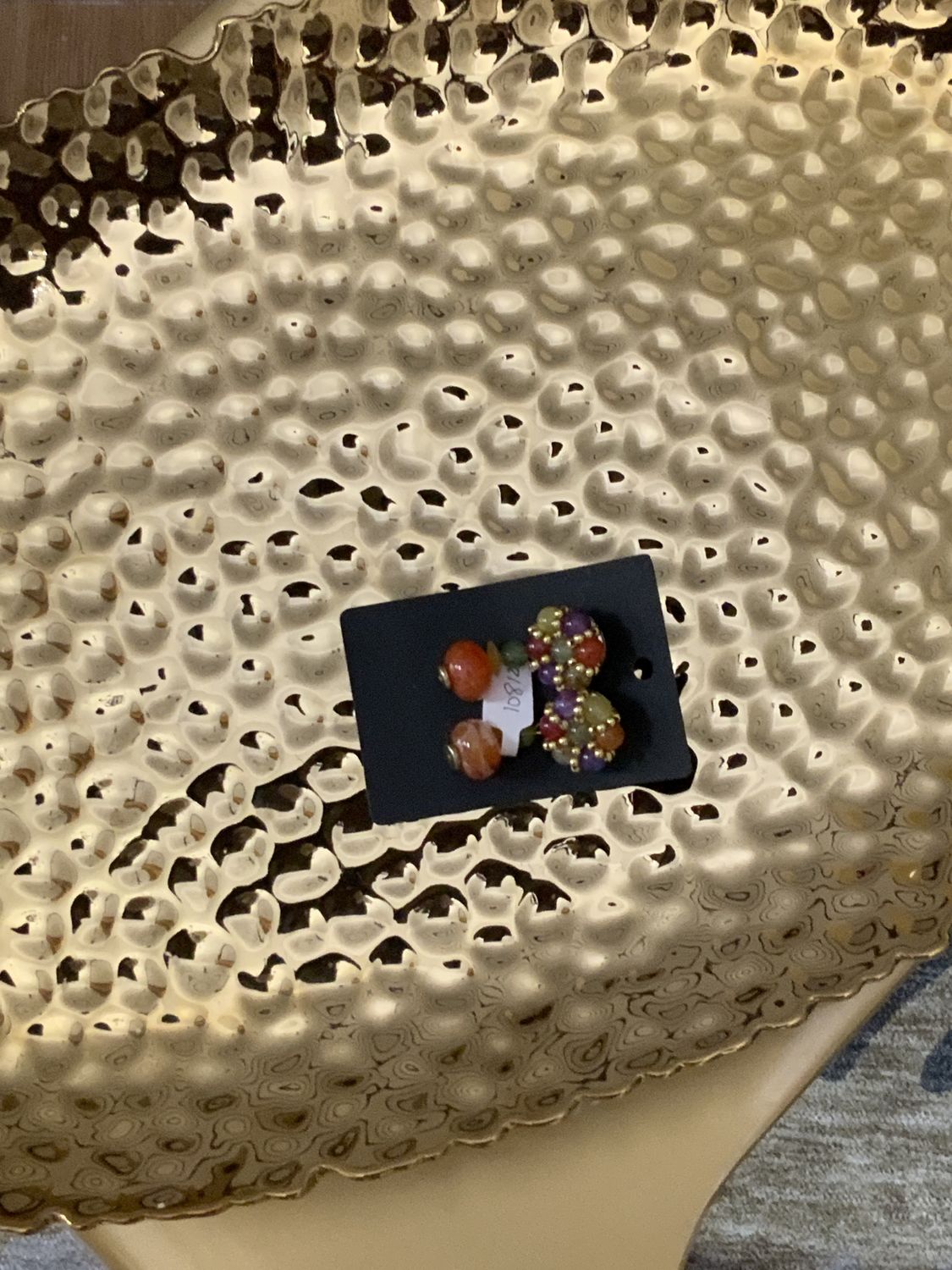 Woman Mulita-color Gold Tones Drop Earrings