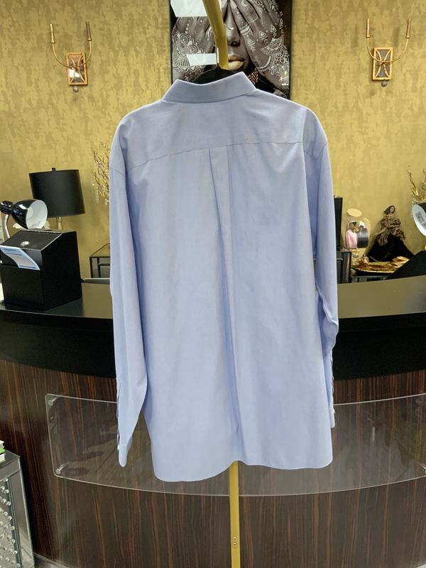 Men Blue Shirt Size XLT