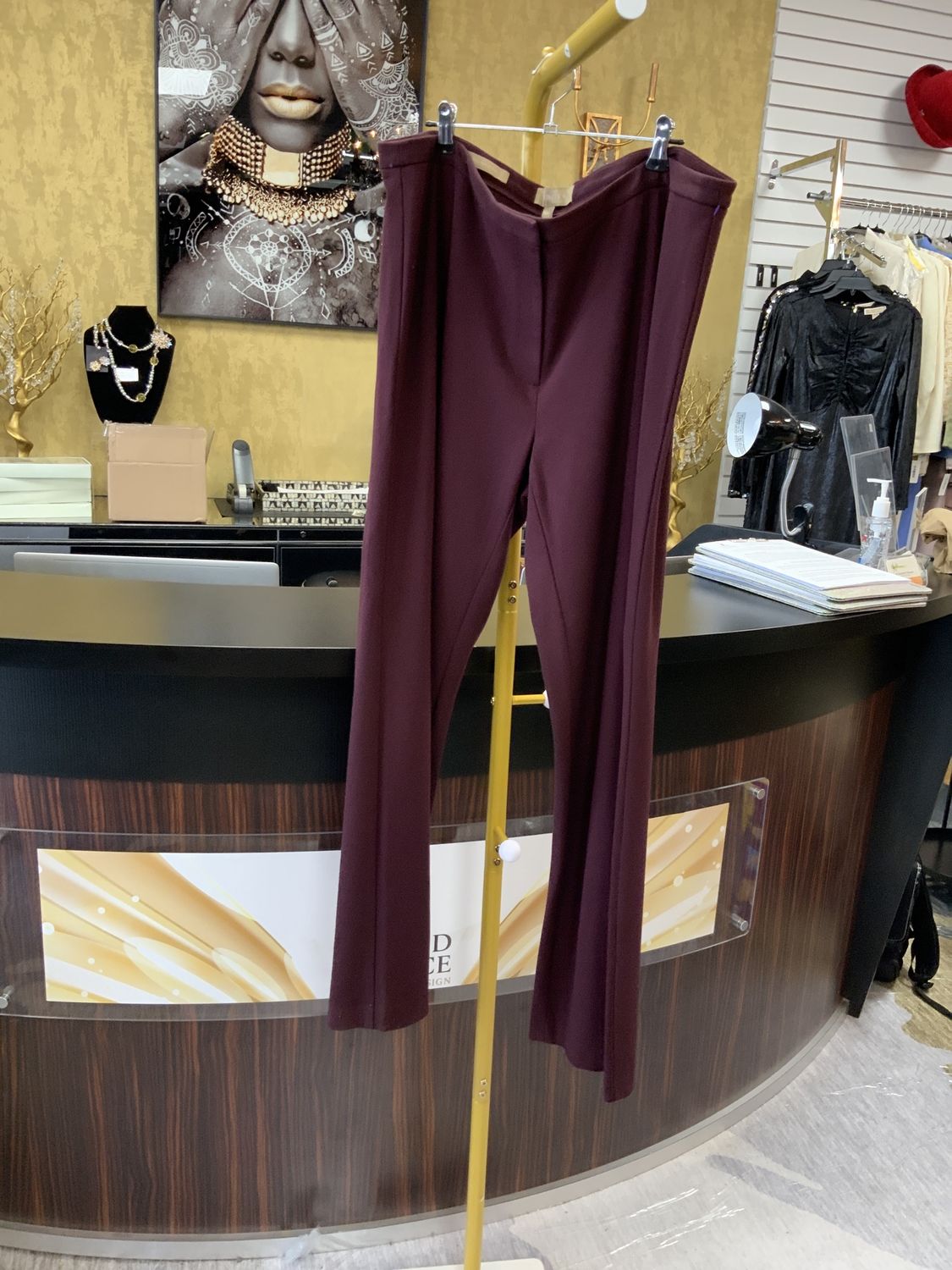 Woman Maroon Pants Size 14W