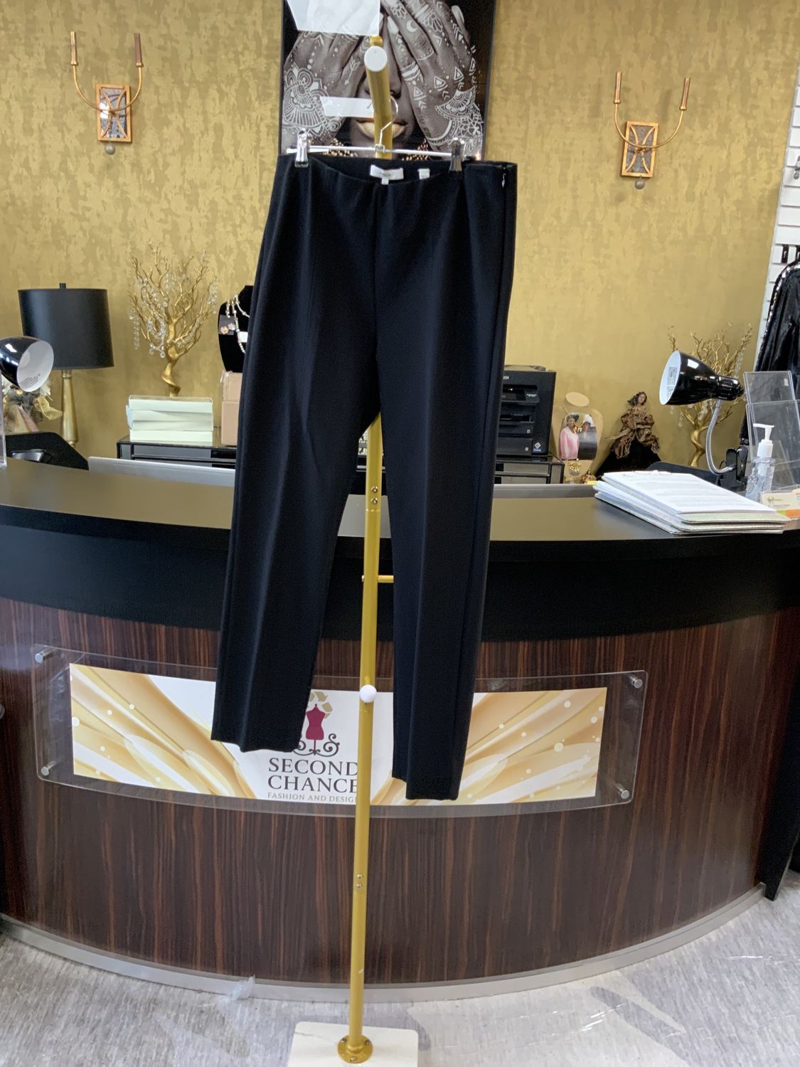 Woman Black Pants Size Large