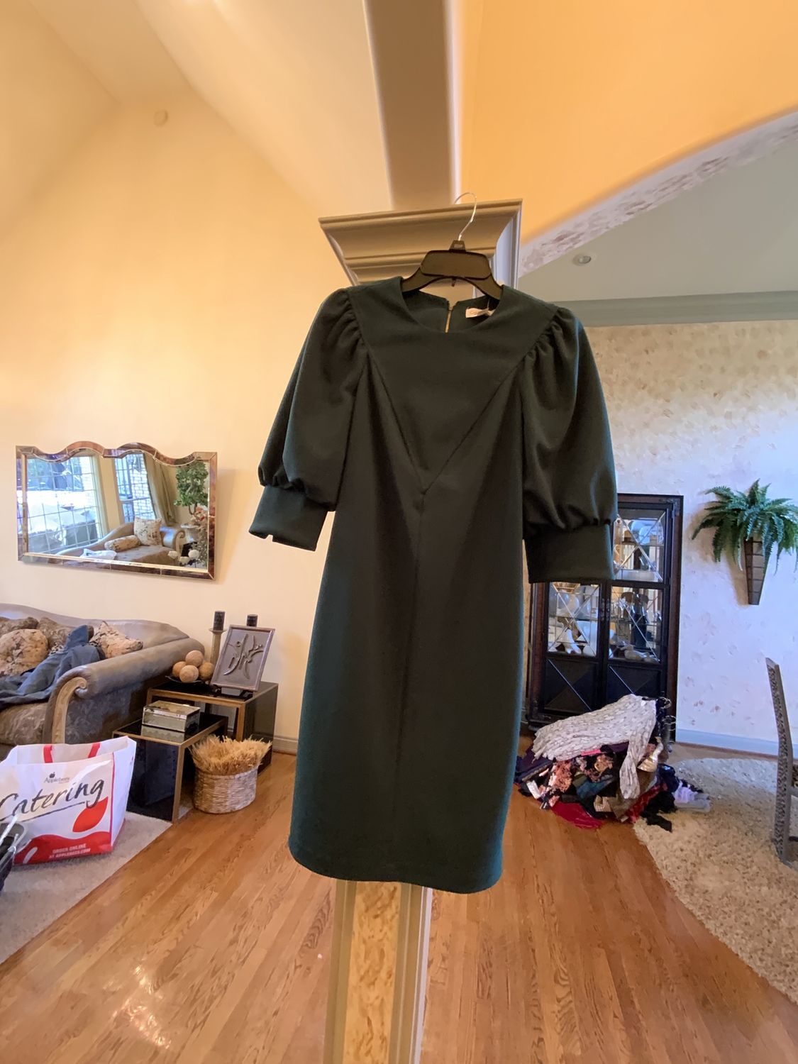 Women Hunter Green Dress Size 6 P