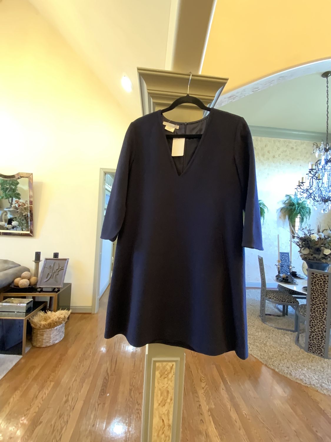 Woman Navy Short Dress Size 4