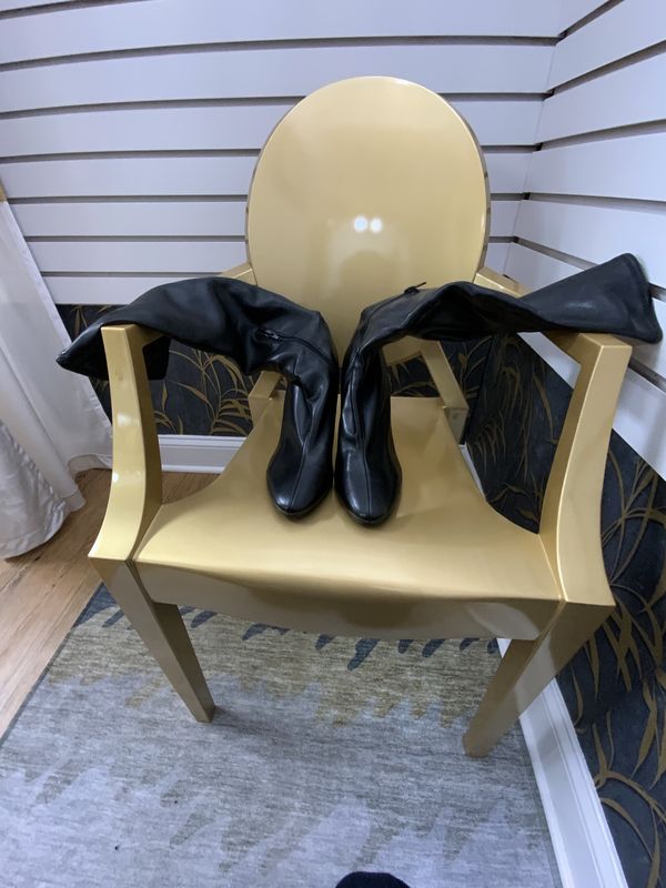 Woman Black Tall Boots  Size 11M