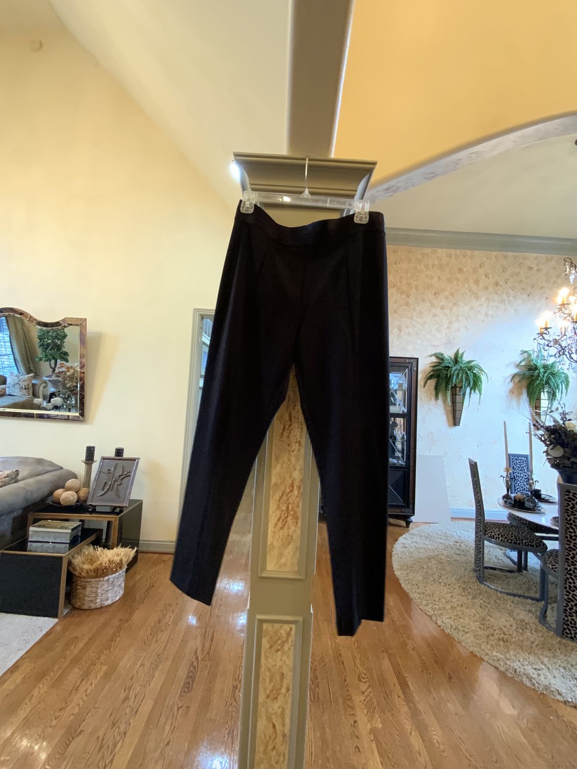 Woman Black Dress Legging Pants Size 8