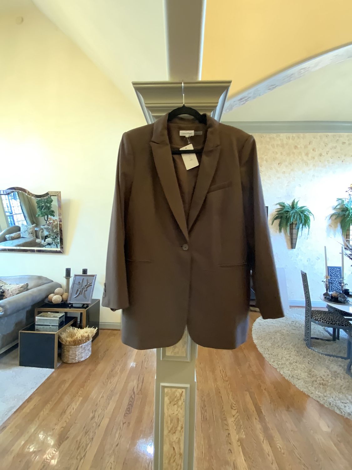 Woman Brown Blazer Size 16