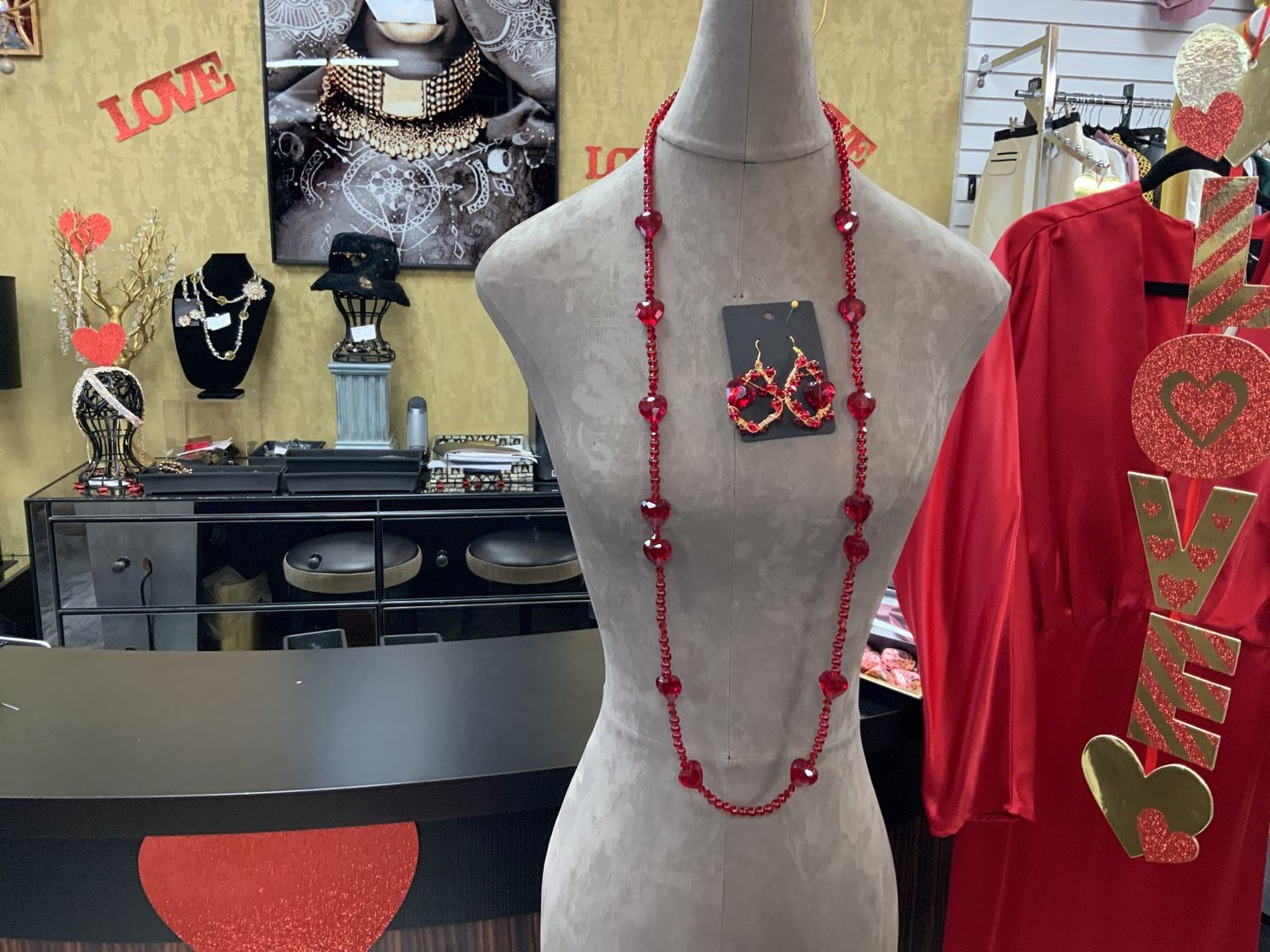 Lifted in Love Custom 2 Pcs Necklace and Earrings