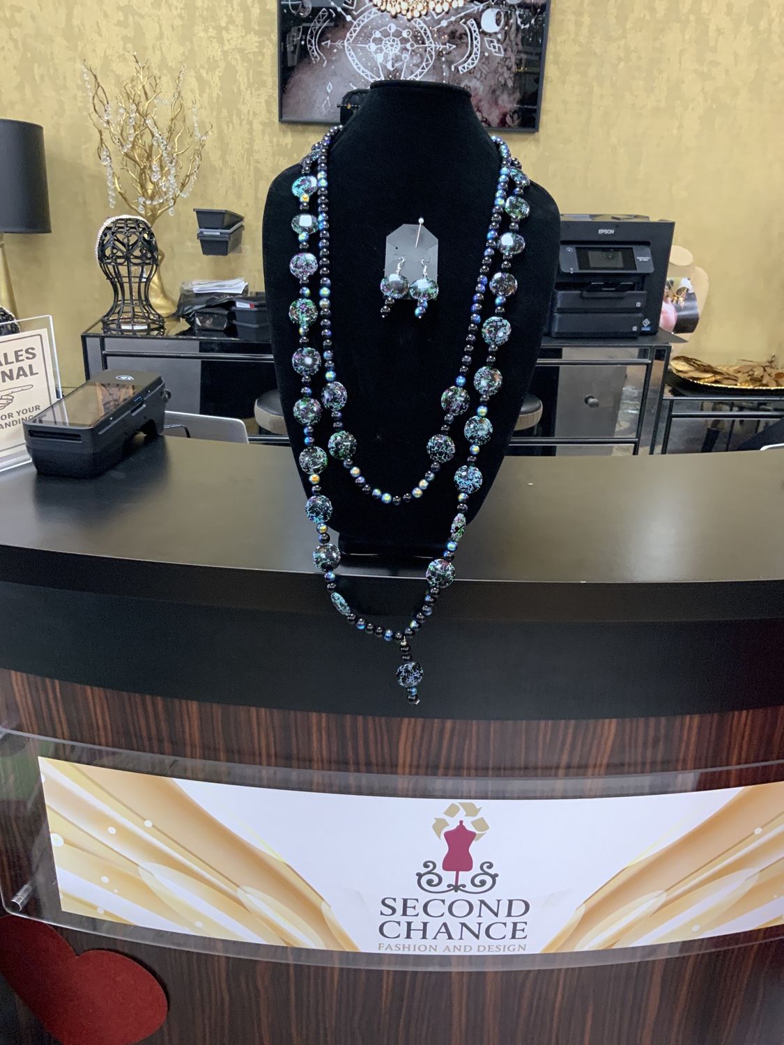 Shield of Faith 3 PCS Custom Set 2 Necklaces and Earrings