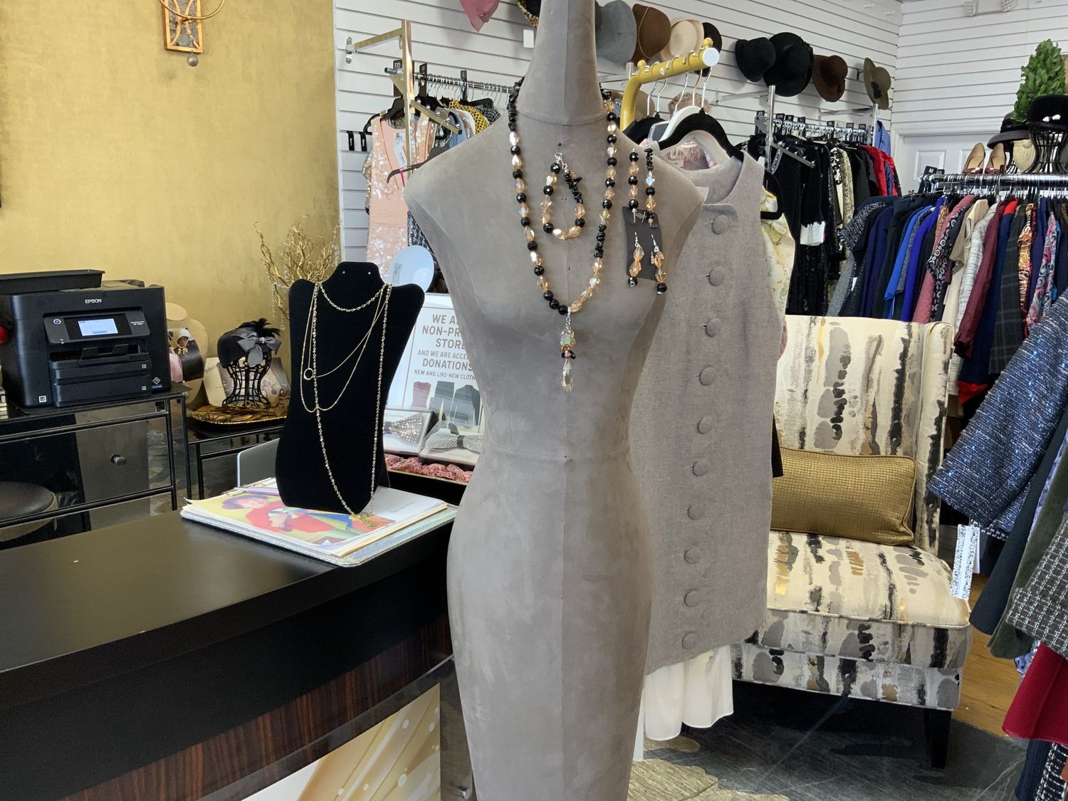 Dust to Destiny 5 Pcs Custom Necklace, Earrings, 2 Hat Pin, and Bracelet