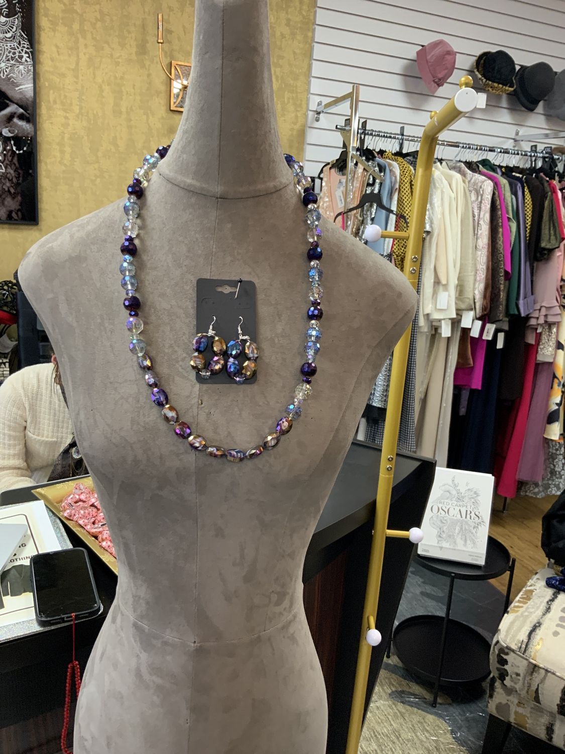 Faith Glow 2 PCS Custom  Necklace and Earrings