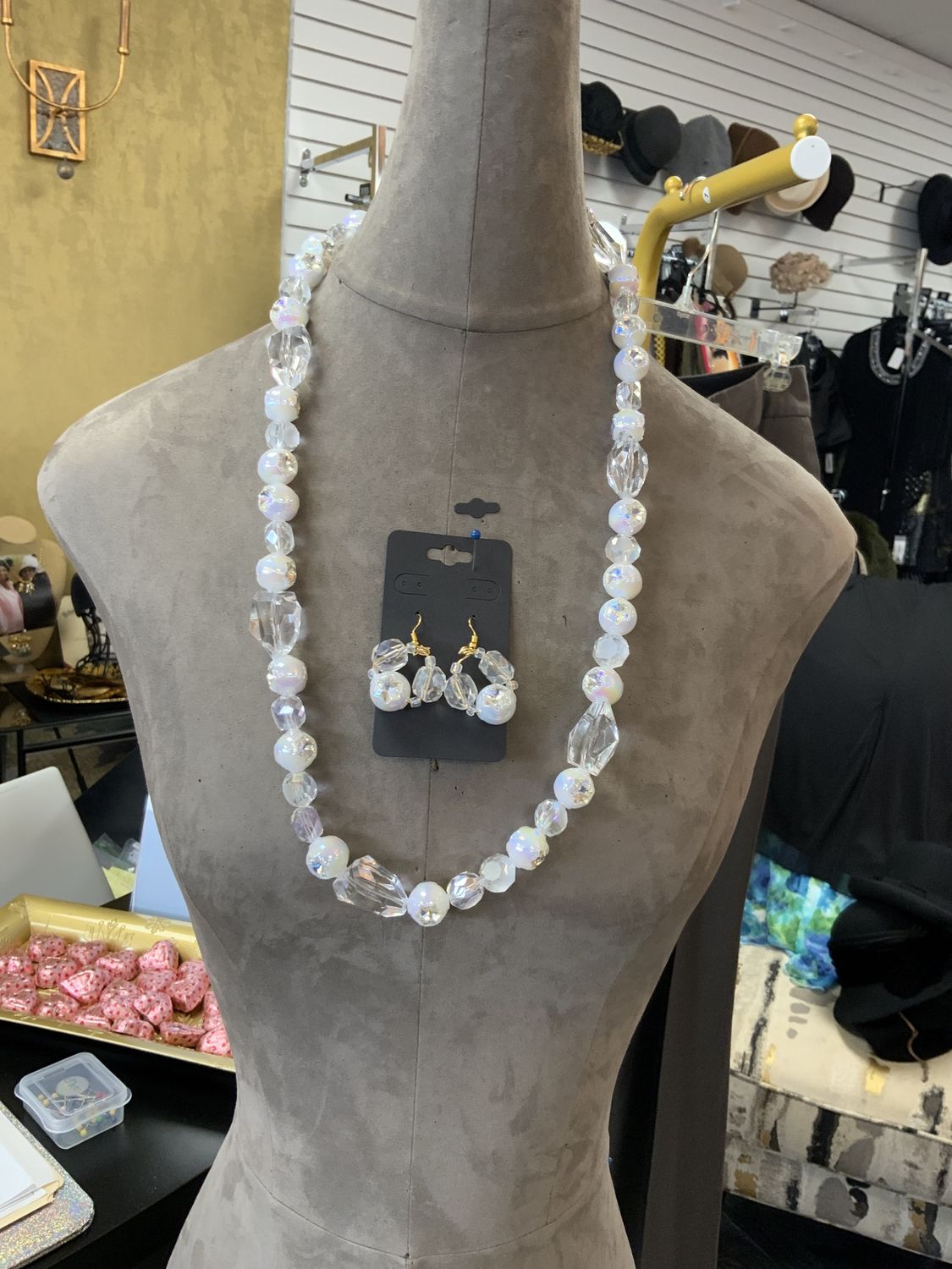 Pure Shine 2 Pcs Custom Set Necklace and Earrings