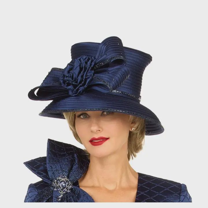 Woman Hat Blue