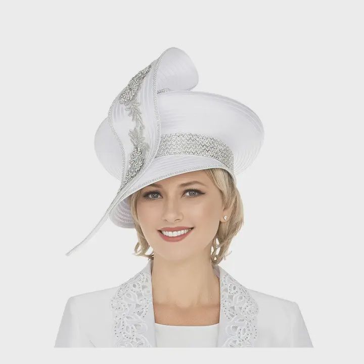 Woman Hat White