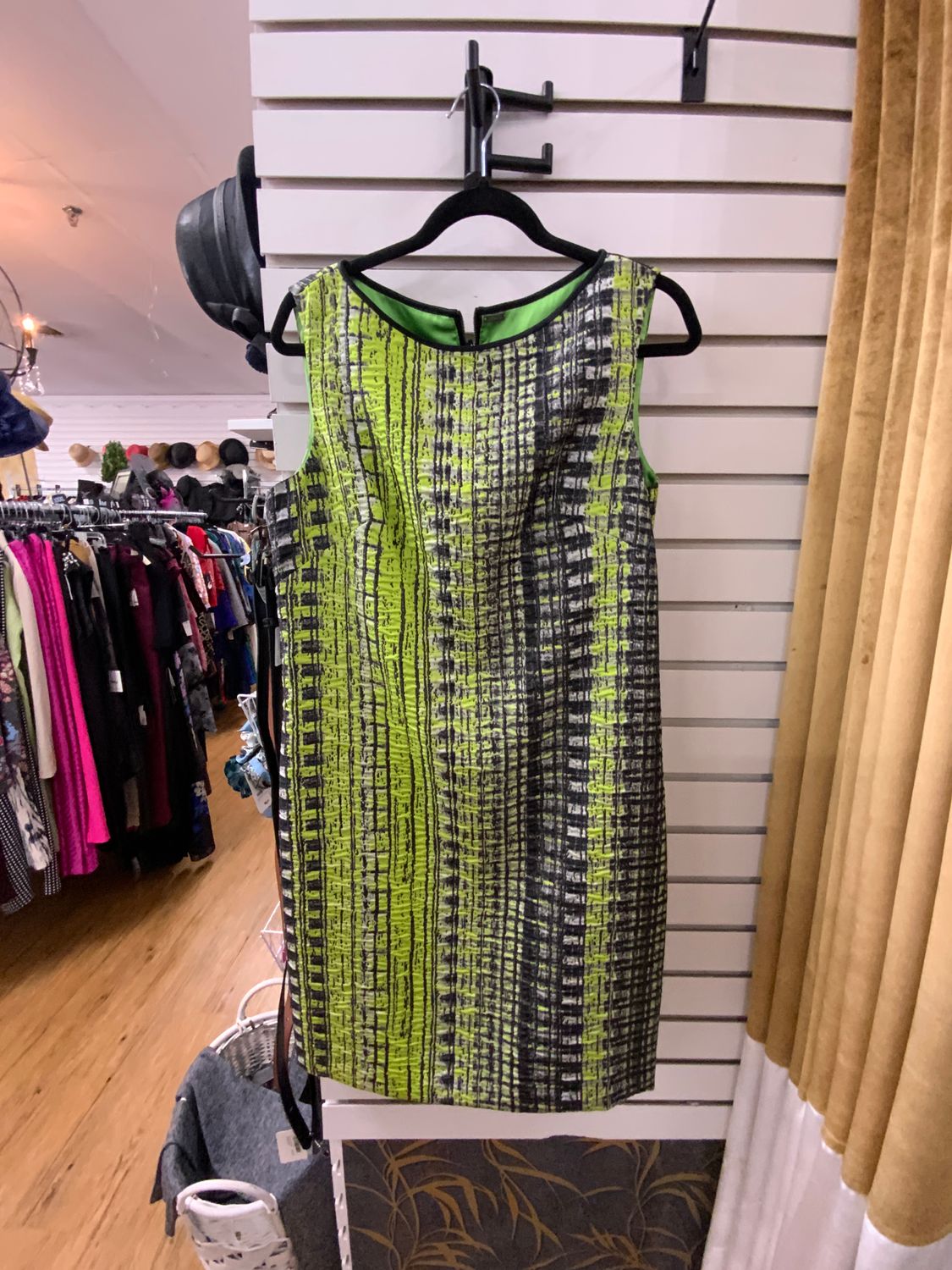 S Dress Green and Black Pattern Size 12