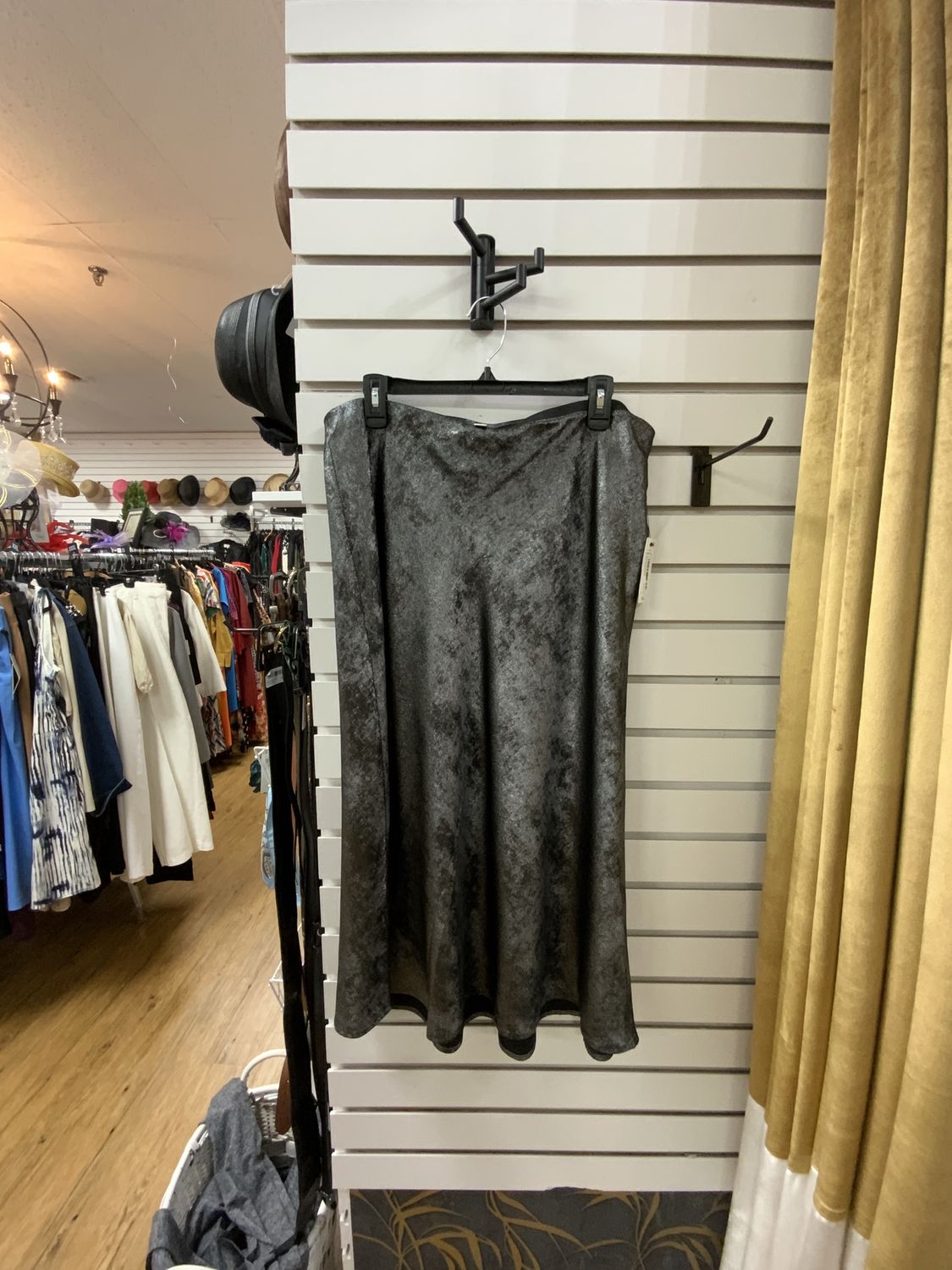Woman Skirt Long Black Grab $25.00