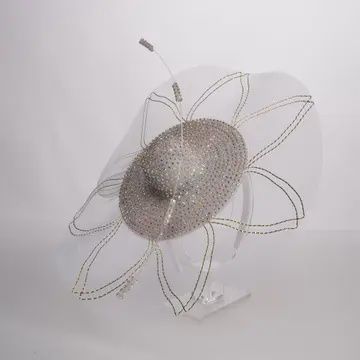 Woman Fascinator cover Rhinestone