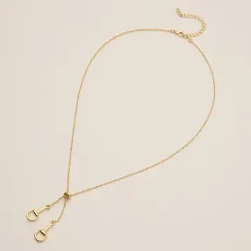 Woman Neclace Gold or Silver Dipped Bit