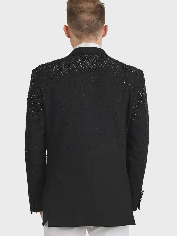Men Splendor Cast Rhinestone Blazer