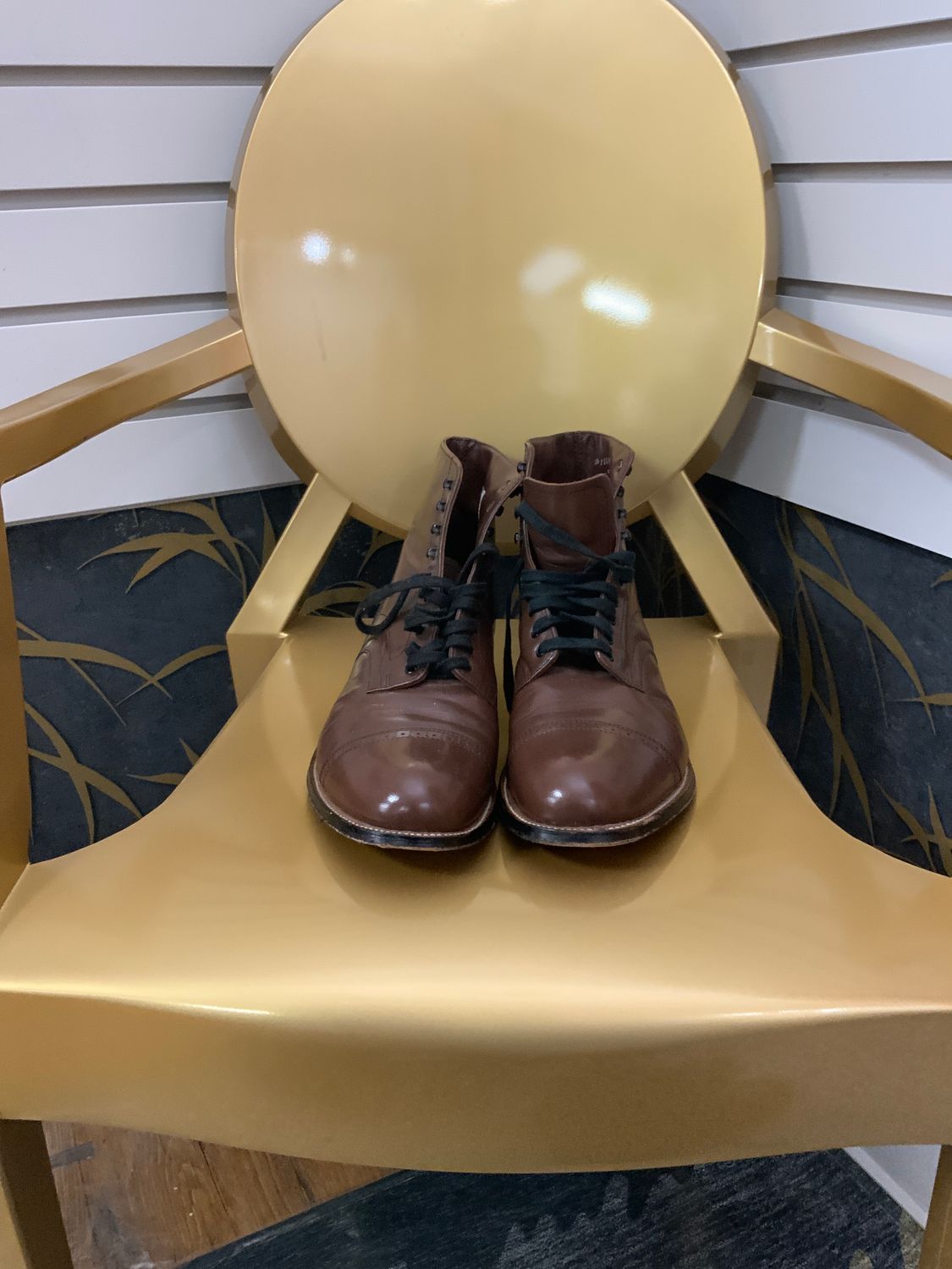 Men Stacy Adams Classic Madison Brown Size 10.5 D