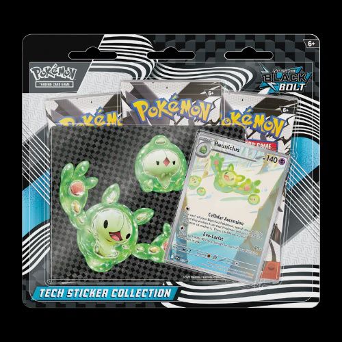 Pokemon SV10.5 Black Bolt Tech Sticker Collection