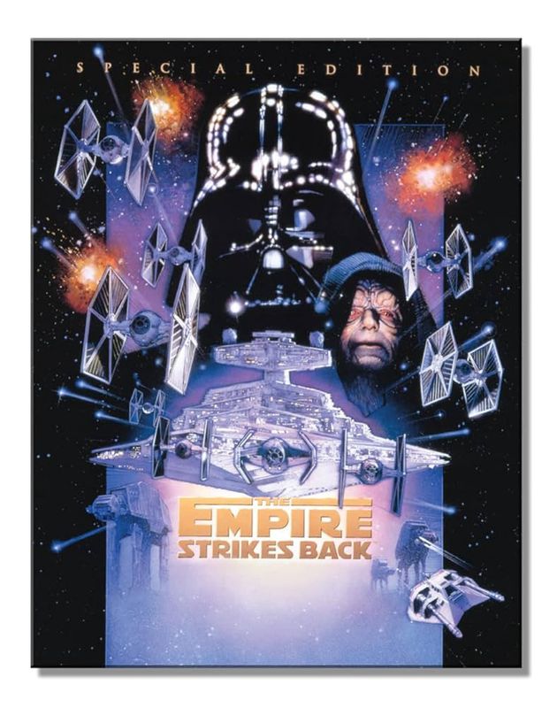 Star Wars the Empire strikes metal sign